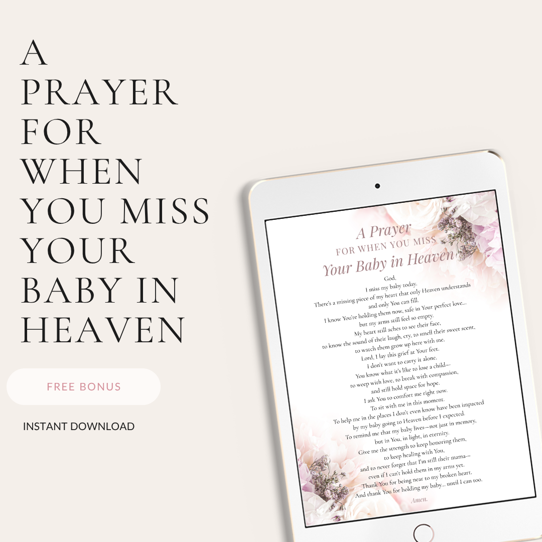 Miscarriage Healing Bundle – Faith-Based Grief Journal, Scripture Cards & Christian Support Tools | Instant Download
