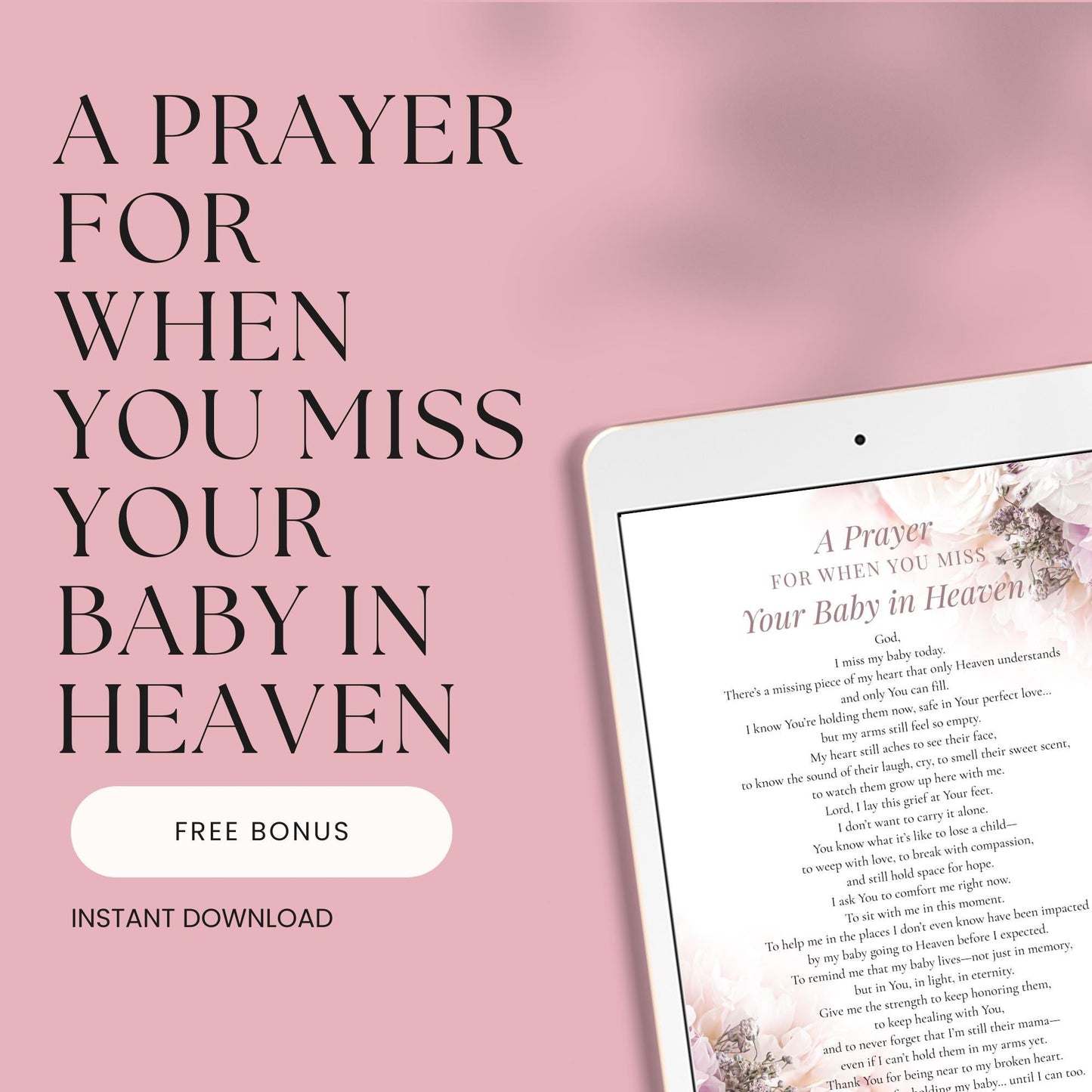 Miscarriage Healing Bundle | Christian Pregnancy Loss Journal, Scripture Cards & Faith-Based Grief Support Tools