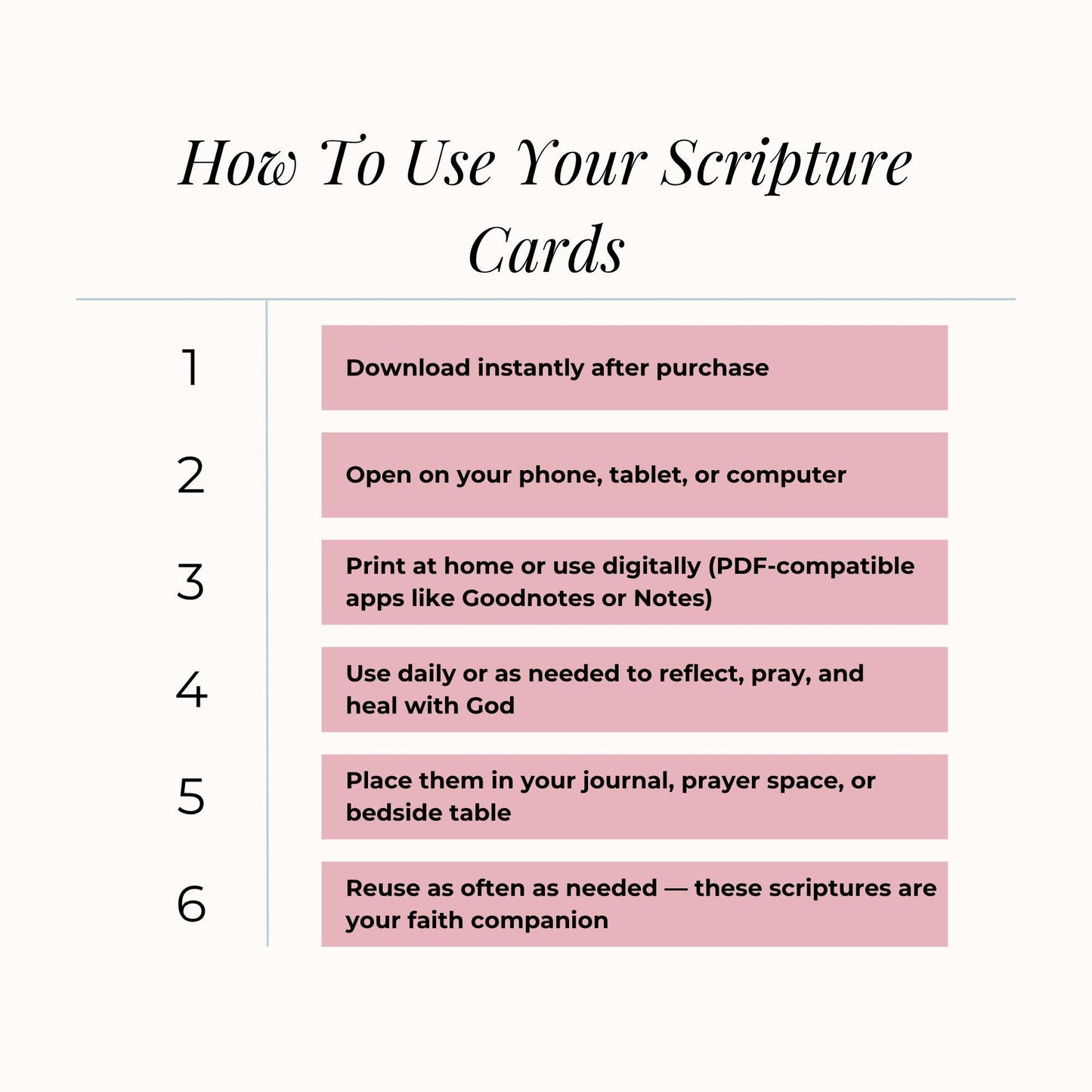 Scripture Cards for Miscarriage Healing – Comforting Bible Verses, Grief Support (Instant Download)