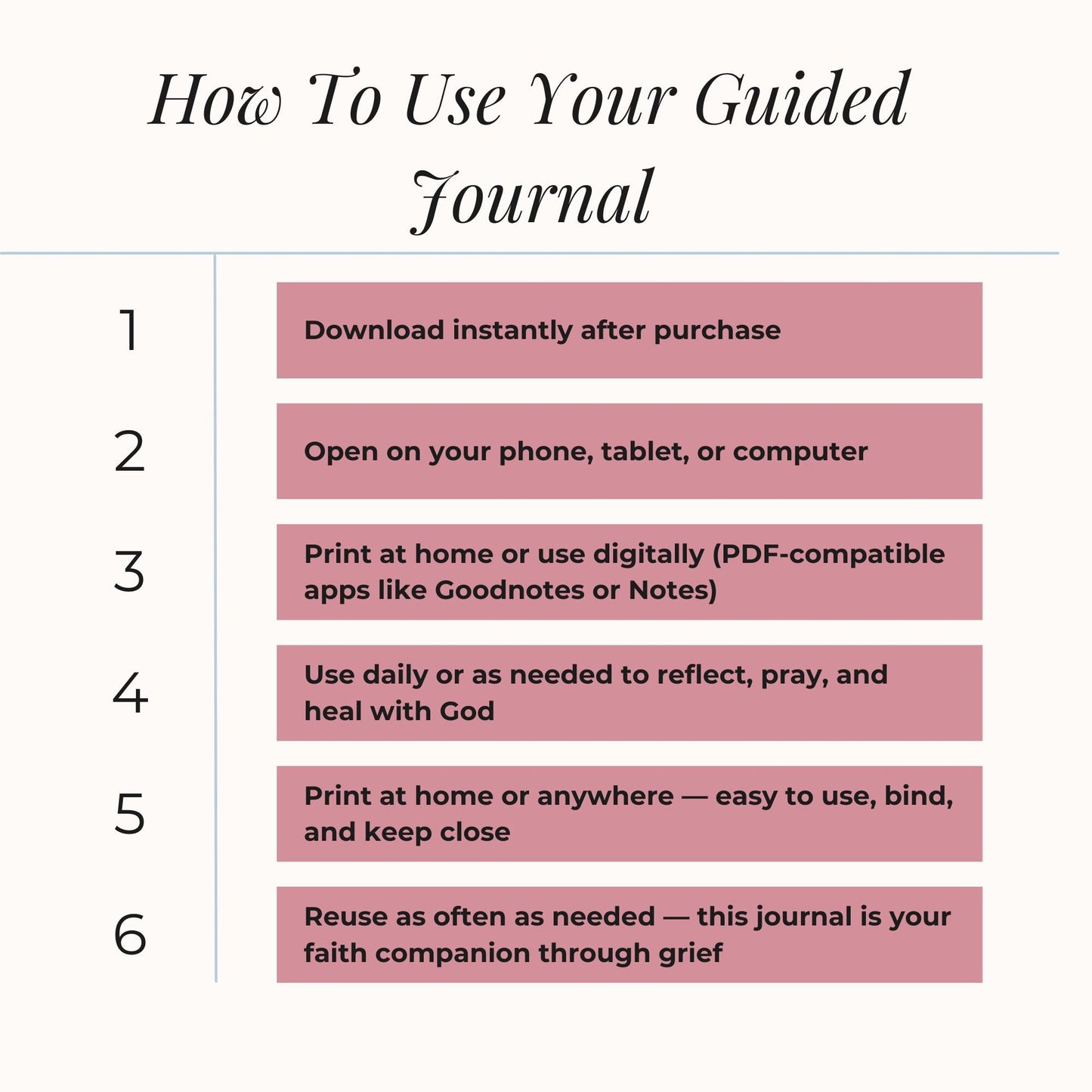 Healing With God: A Guided Journal for Navigating Miscarriage Grief | Faith-Based Pregnancy Loss Support
